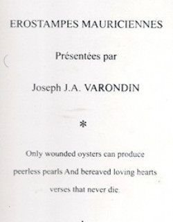 EROSTAMPES MAURICIENNES - JOSEPH VARONDIN EROSTAMPES MAURICIENNES - JOSEPH VARONDIN