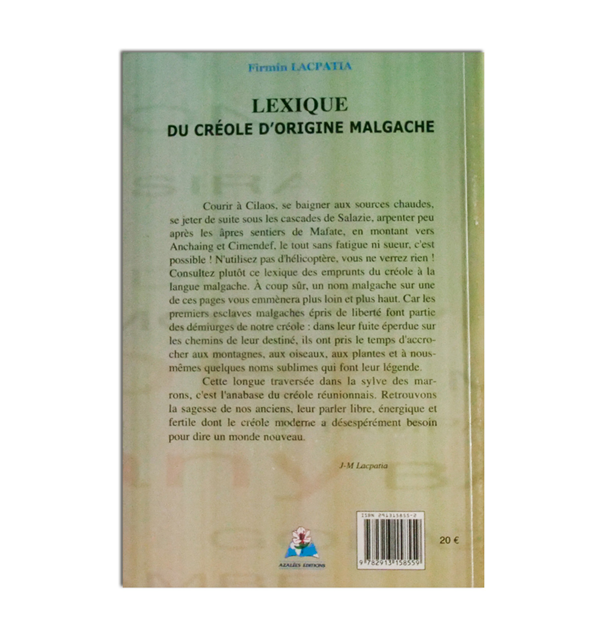 Léxique du créole d'origine malgache