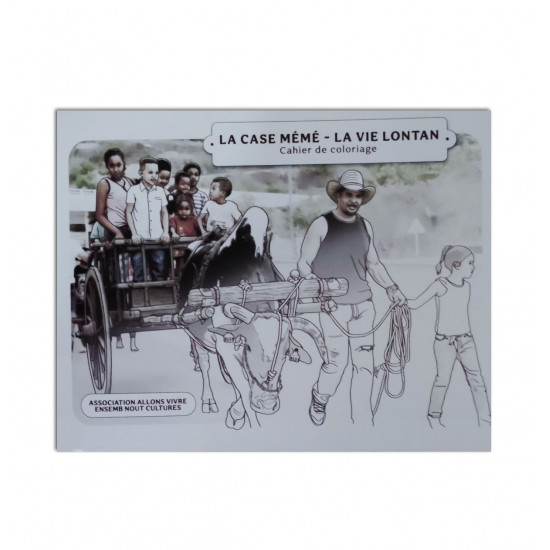 La case mémé - la vie lontan (cahier de coloriage)
