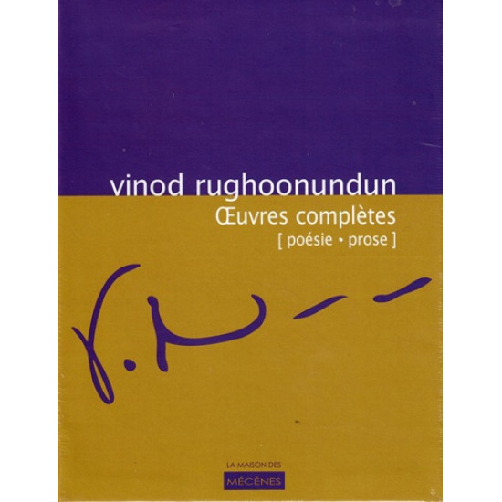 NOUVEAU ! OEUVRES COMPLETES VINOD RUGHOONUNDUN - 3 VOLUMES - 2025